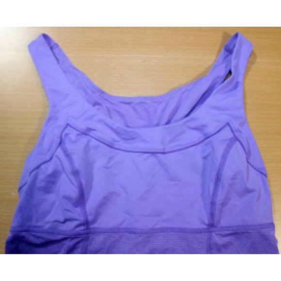 Womens Lululemon Tank Top Size 4 Light Weight Heathered Purple Adjustable Length - Picture 3 of 5